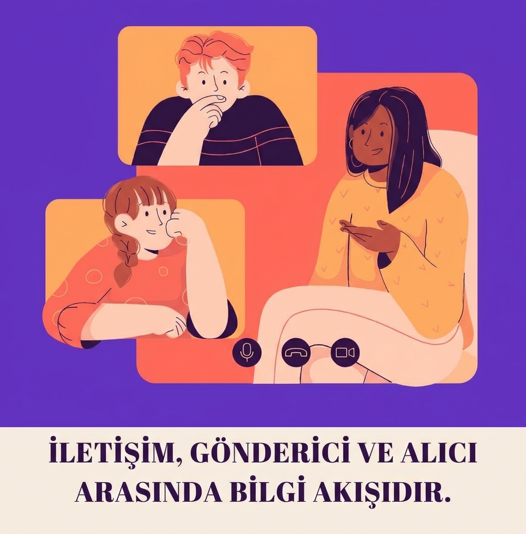 bir kişi videokonferansla kitlesiyle iletişim kuruyor