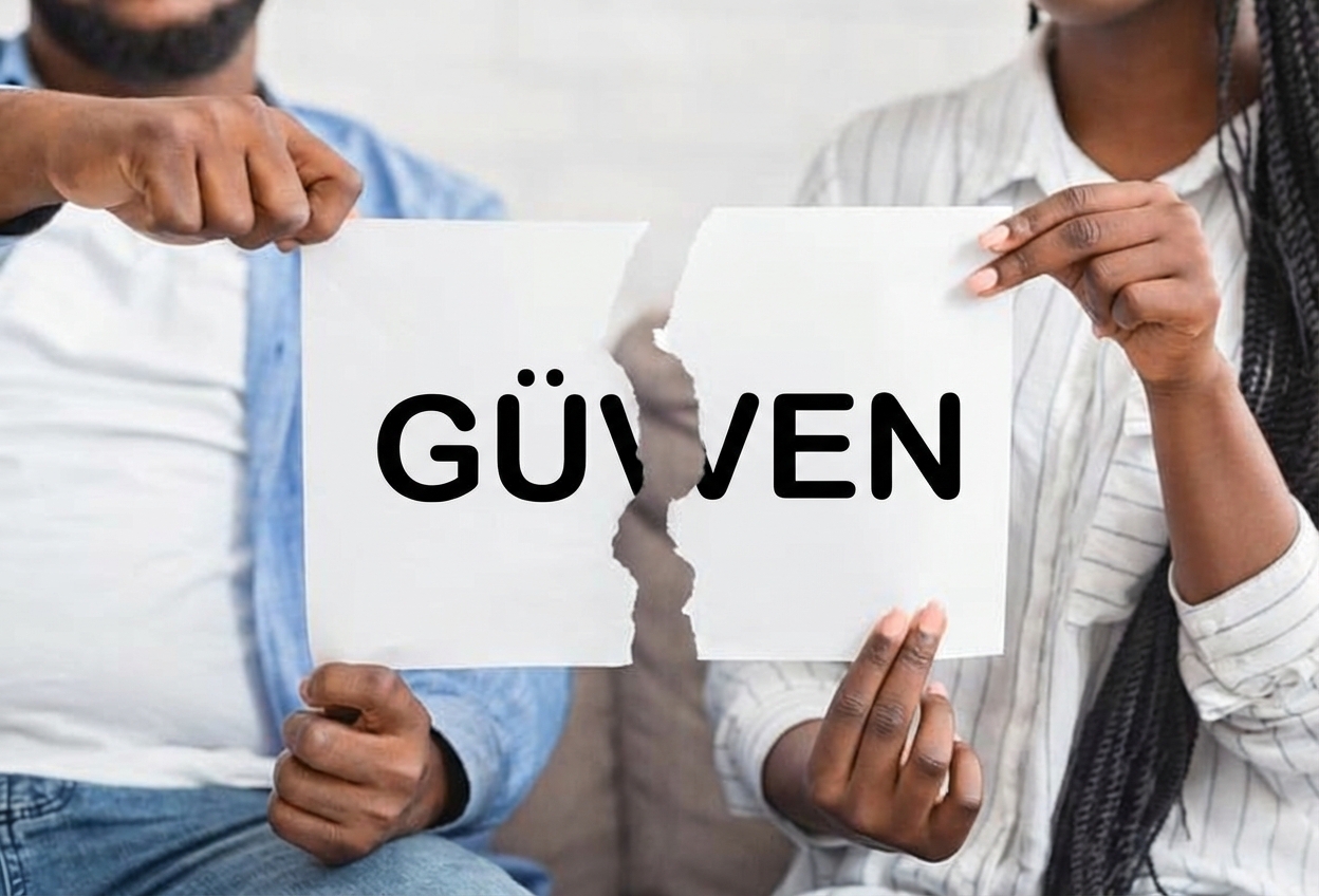 Yırtılan güven kağıdı