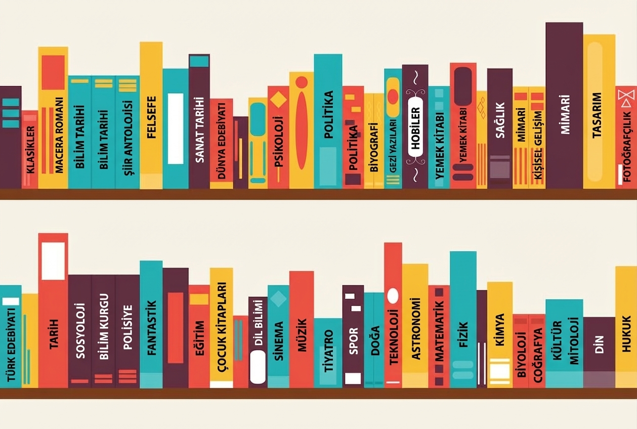 rafda birçok kitabın görseli