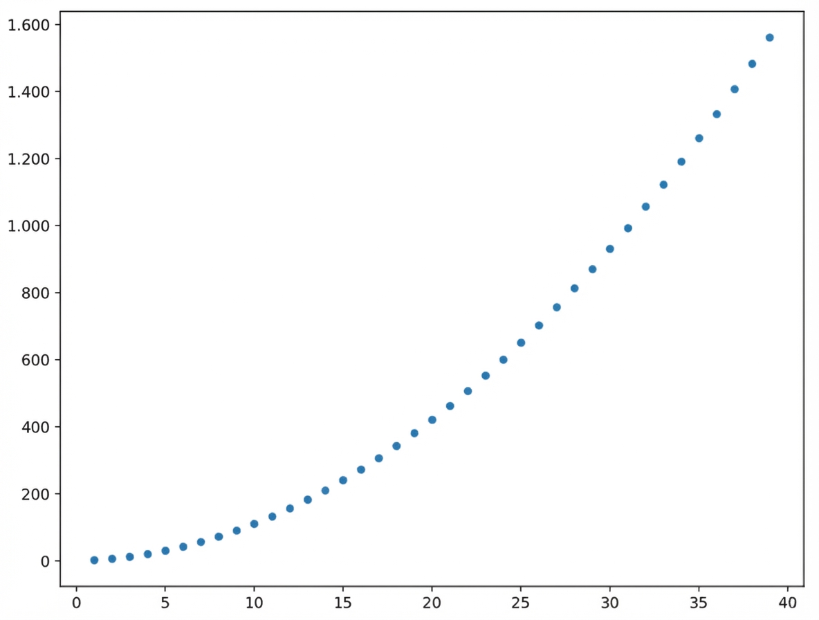 yüksek doğrusal korelasyon katsayılı kuadratik ilişki
