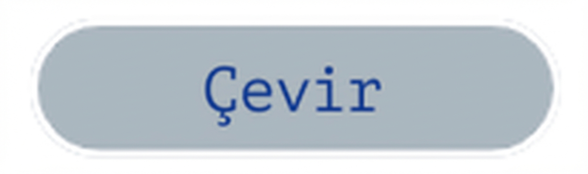 "Çevir" sözcüğünün gösterimi