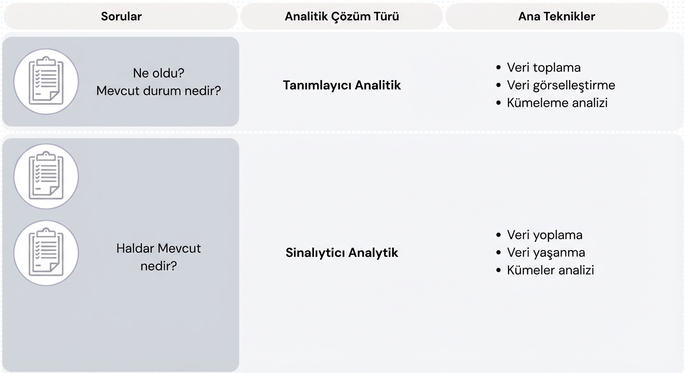 Betimleyici analiz: sorular ve teknikler