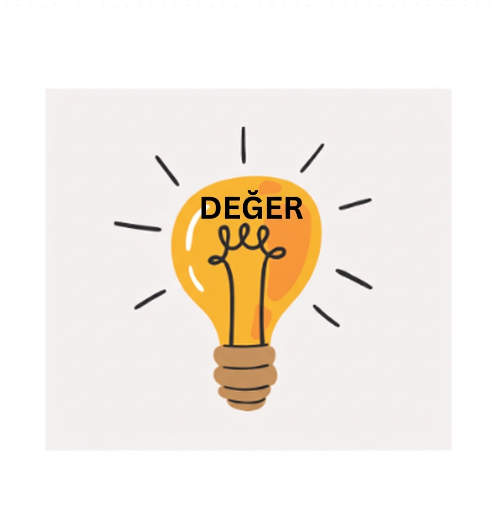 "DEĞER" sözcüğü olan ampul