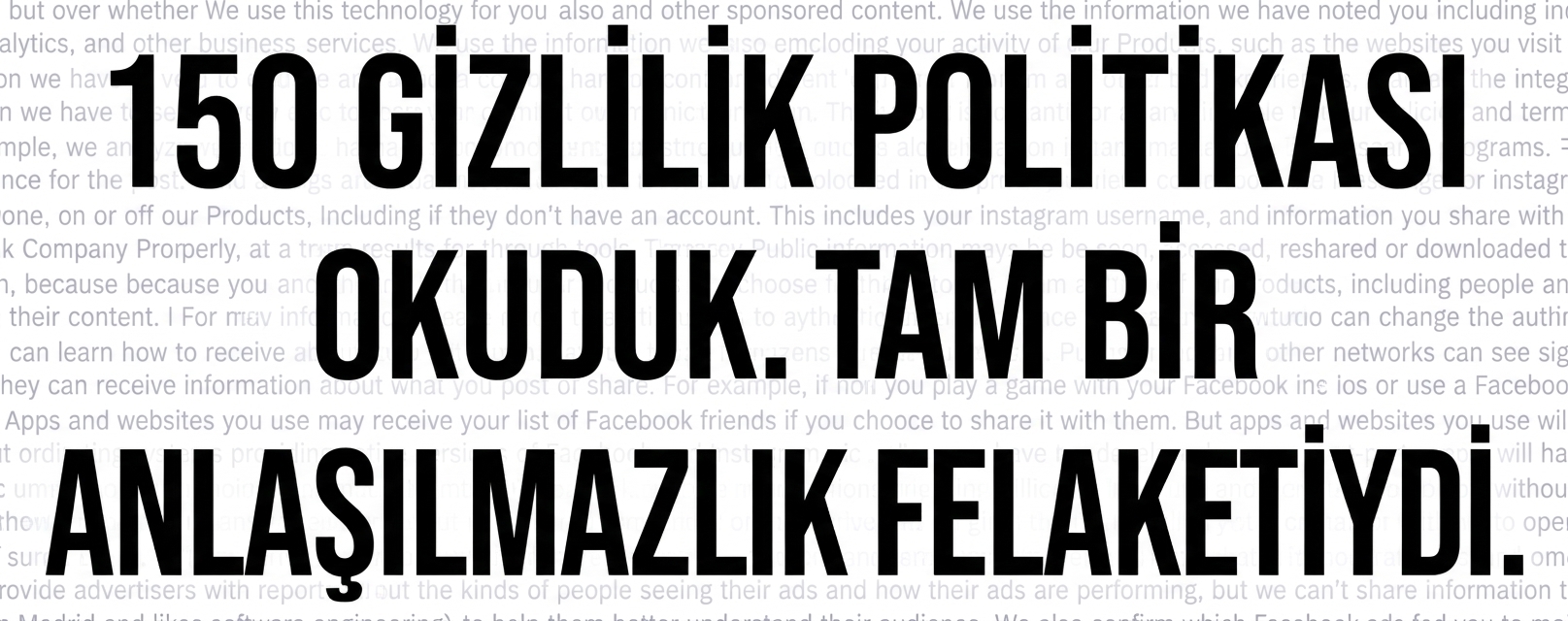 Anlaşılmaz gizlilik politikaları hakkında NYT çalışmasının ekran görüntüsü.