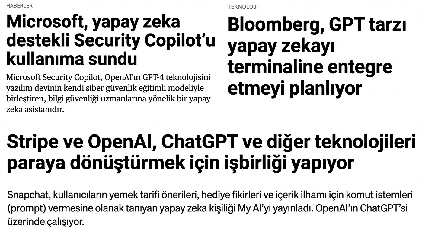LLM'lerden yararlanmak için acele eden şirketlerle ilgili haberleri temsil eden görsel.