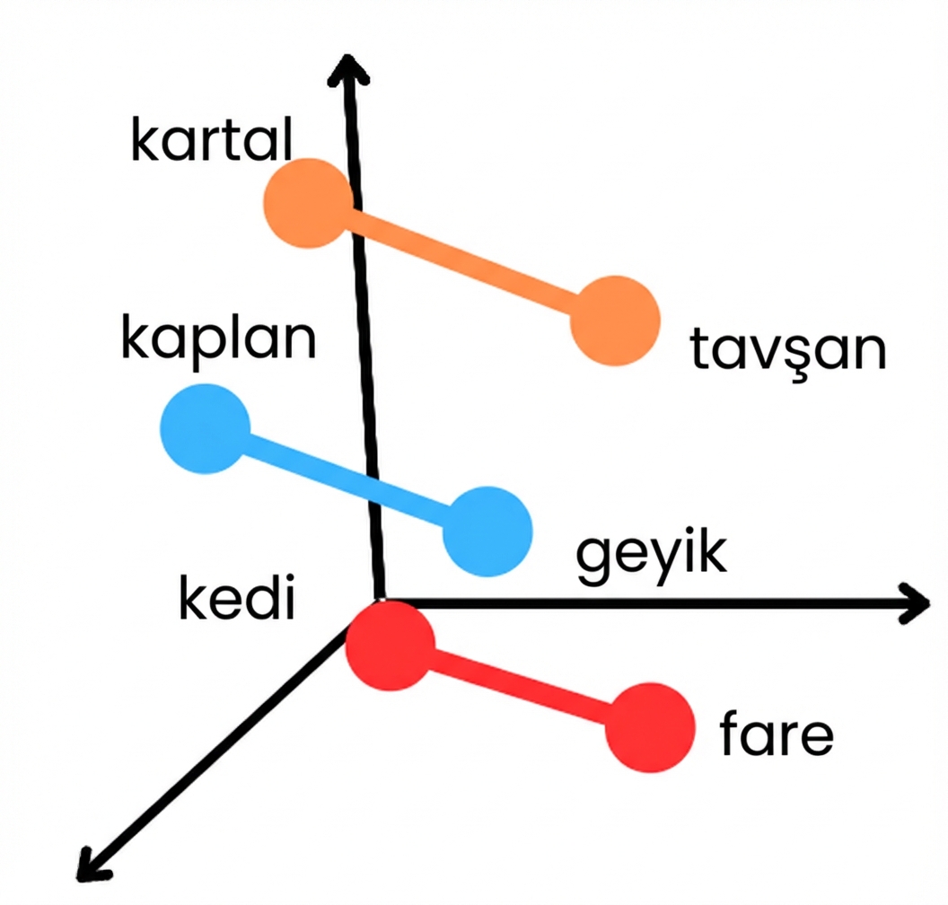 Avcı-av kelime gömmeleri