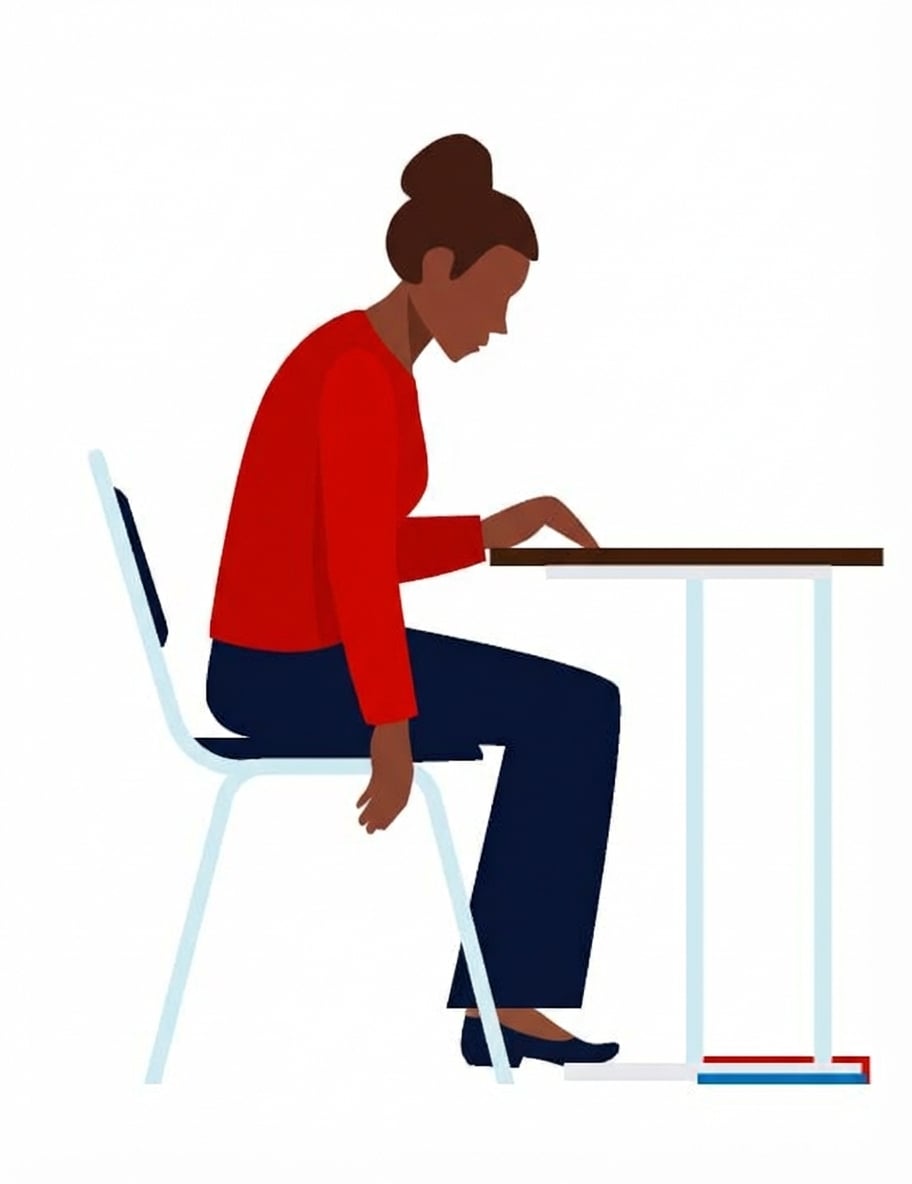 Sınav yazan bir çocuğu gösteren bir görsel