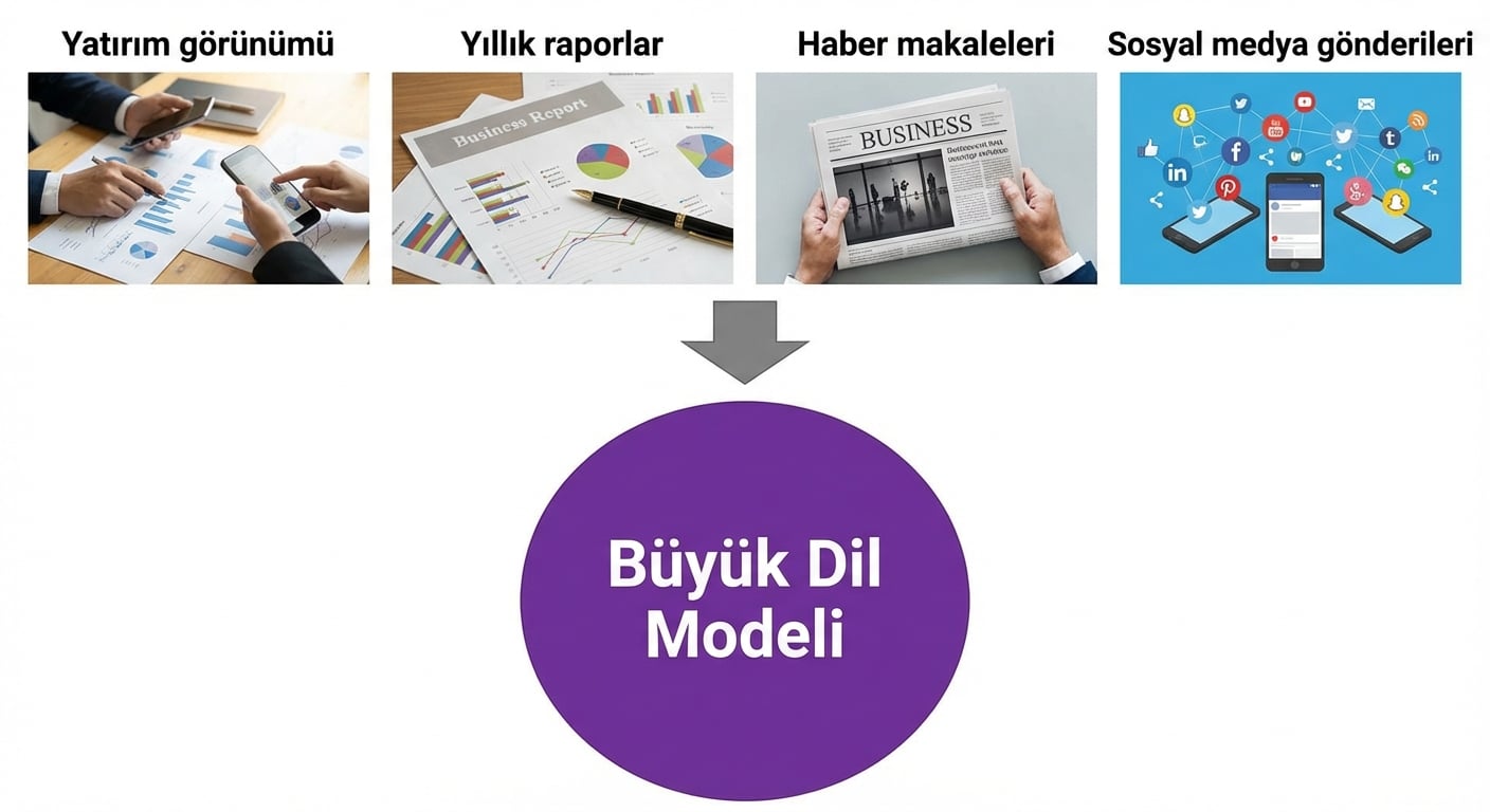Bu verinin bir LLM tarafından nasıl tüketildiğini gösteren görsel.