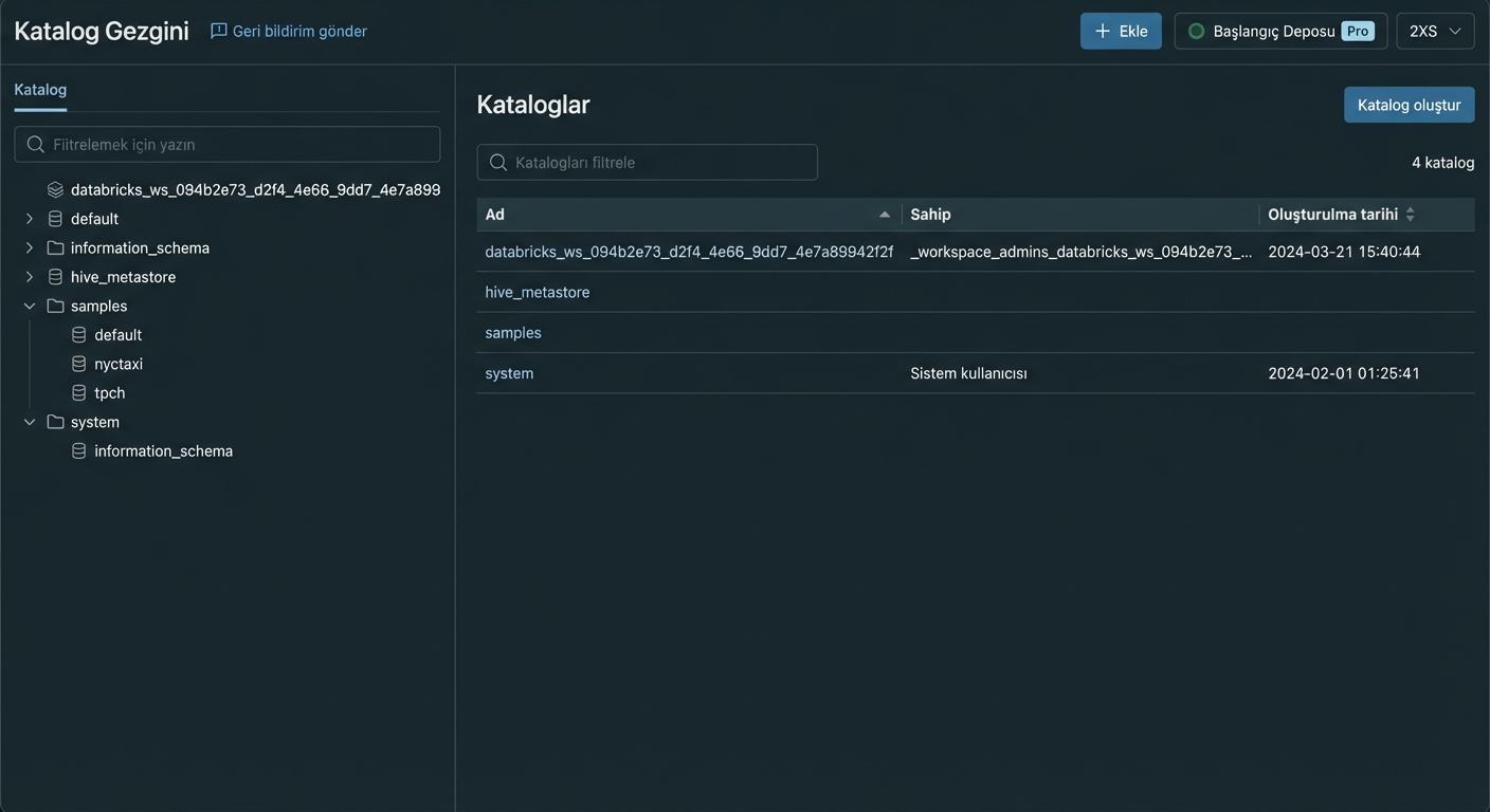 Catalog Explorer Ekran Görüntüsü