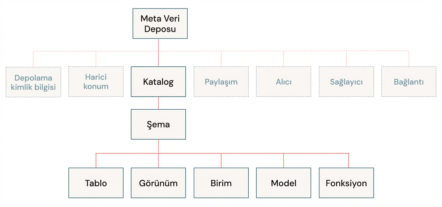 Unity Catalog Veri Modeli