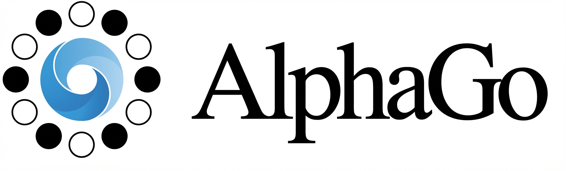 AlphaGo logosunun bir görseli.