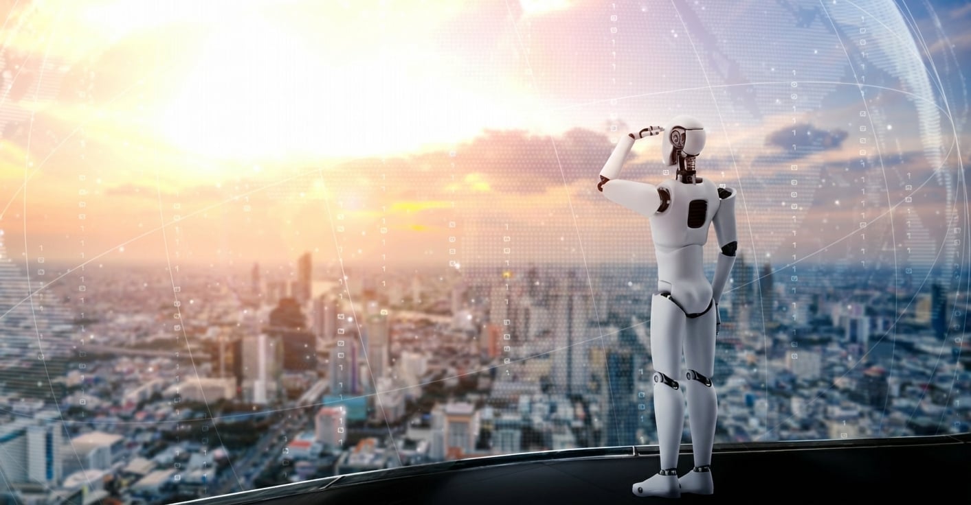 Yolculuğunu planlayan bir robot.