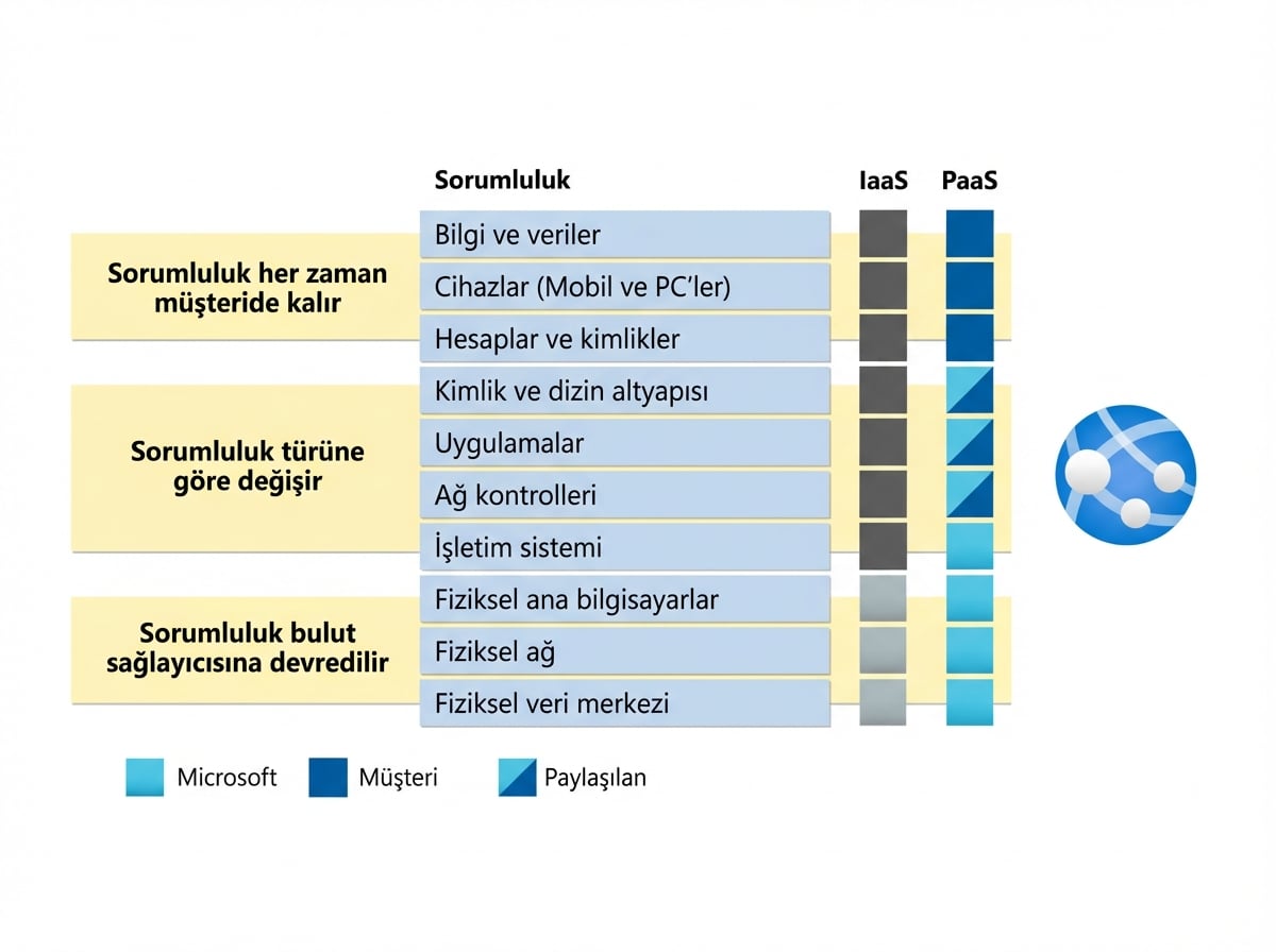 Platform Hizmet Olarak (PaaS) Sorumluluğu