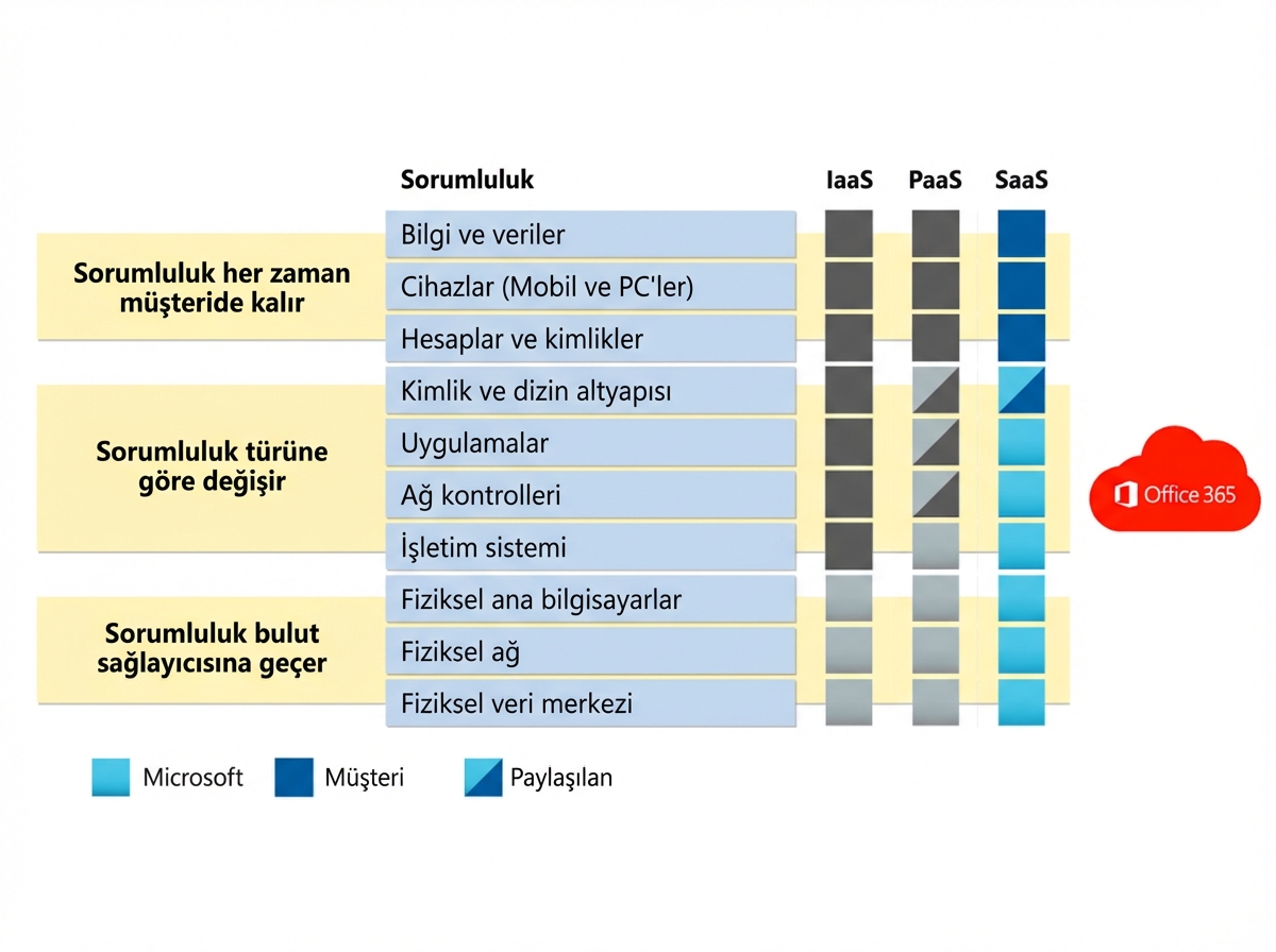 Yazılım Hizmet Olarak (SaaS) Sorumluluğu