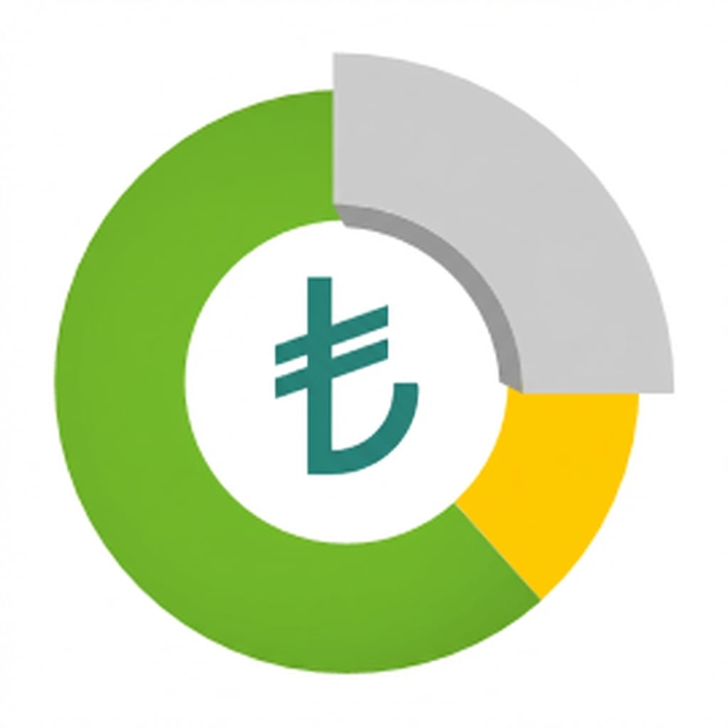 vurgulu dilime sahip pasta grafik