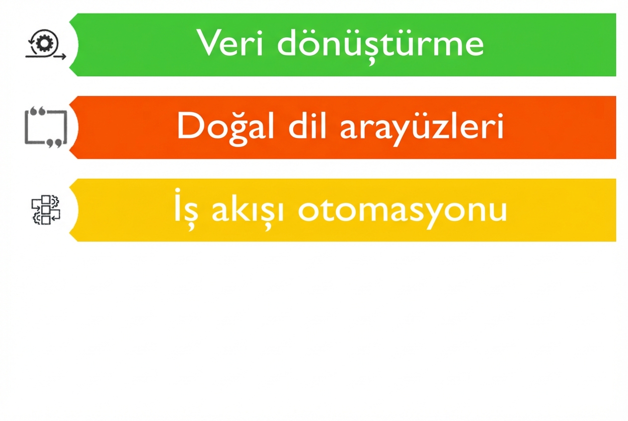 BBA’lar için üç olası kullanım alanını gösteren görsel