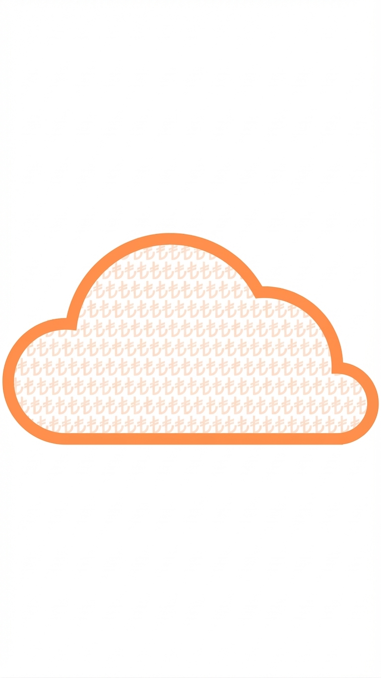 İçinde dolar işaretleri olan bulut simgesi