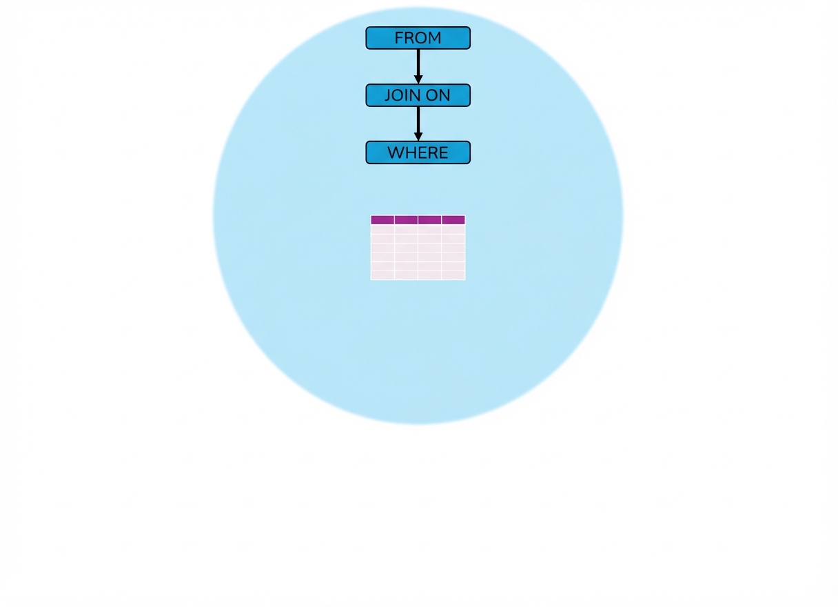Sorgu yürütme sırası; WHERE