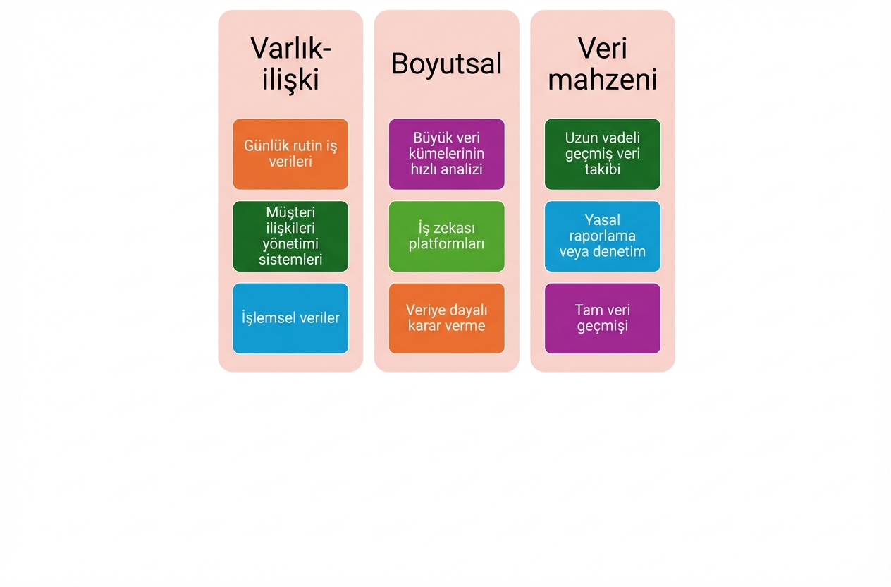 Veri modelleme teknikleri karşılaştırması
