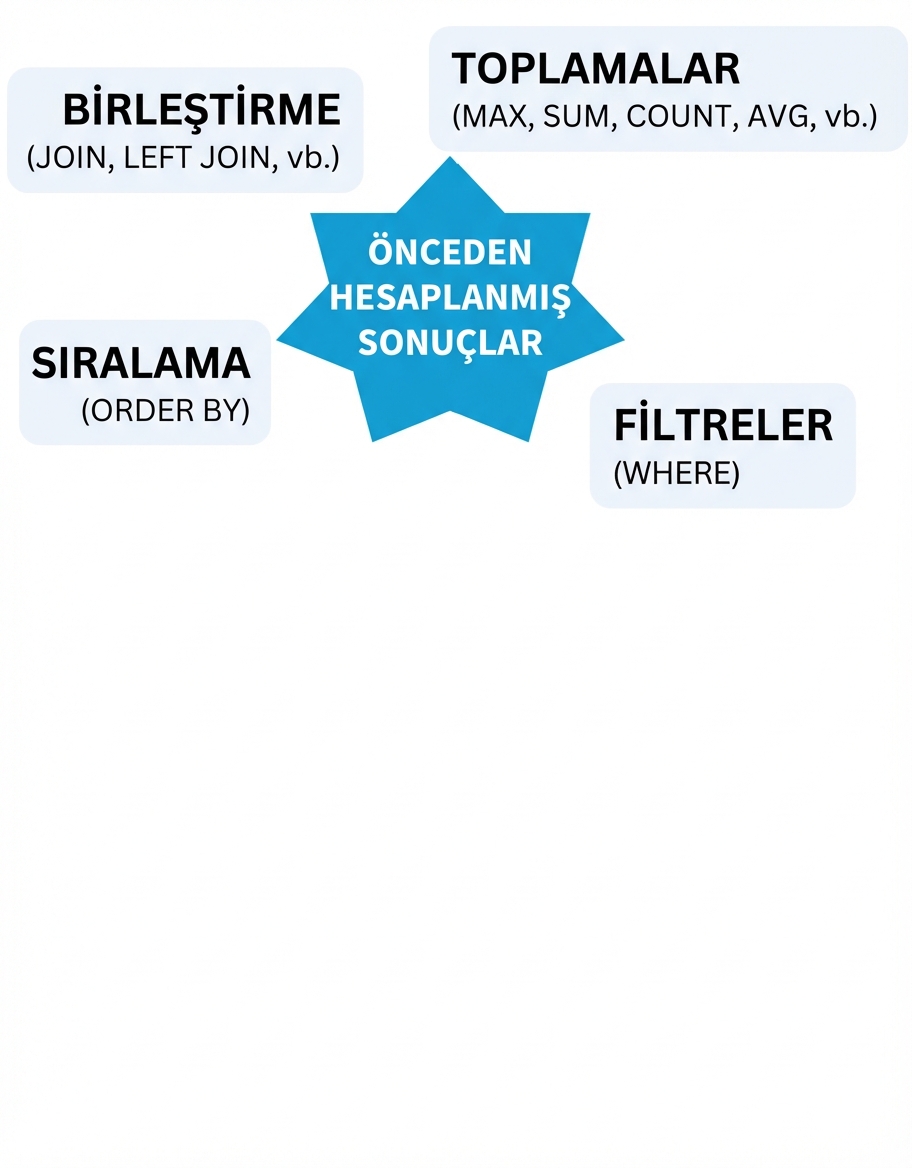 Ön-hesaplanmış görünüm