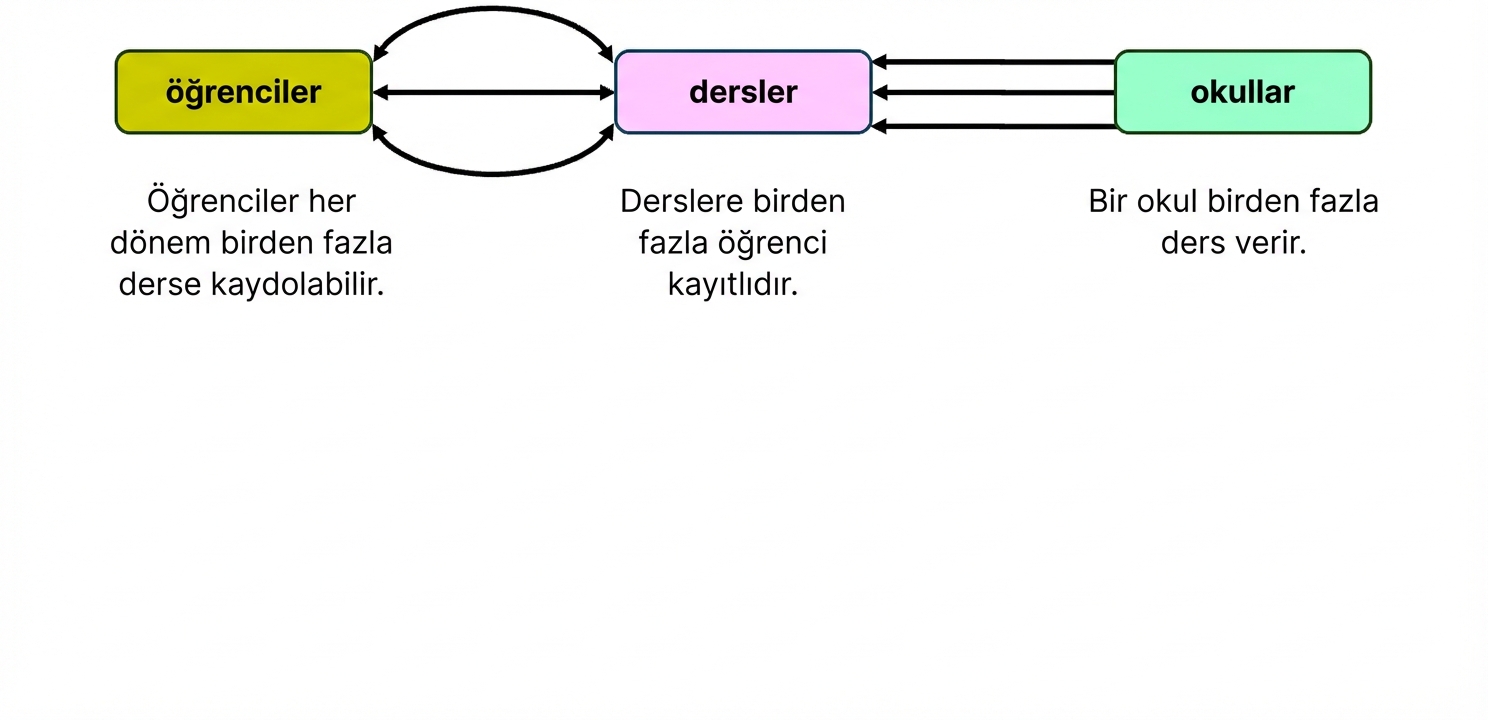 Üniversite teması varlık etkileşimi