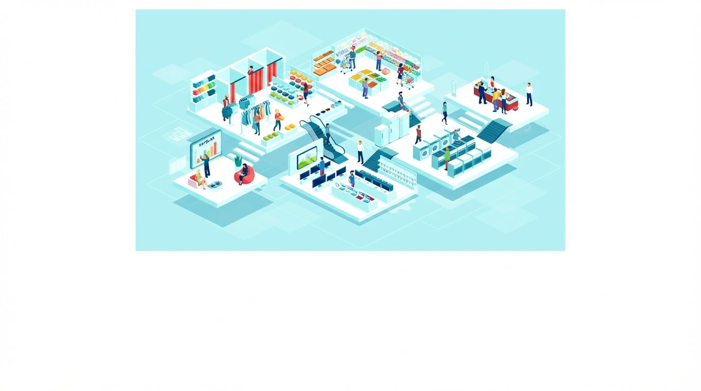 Alışveriş merkezi, mağazalara genel bakış