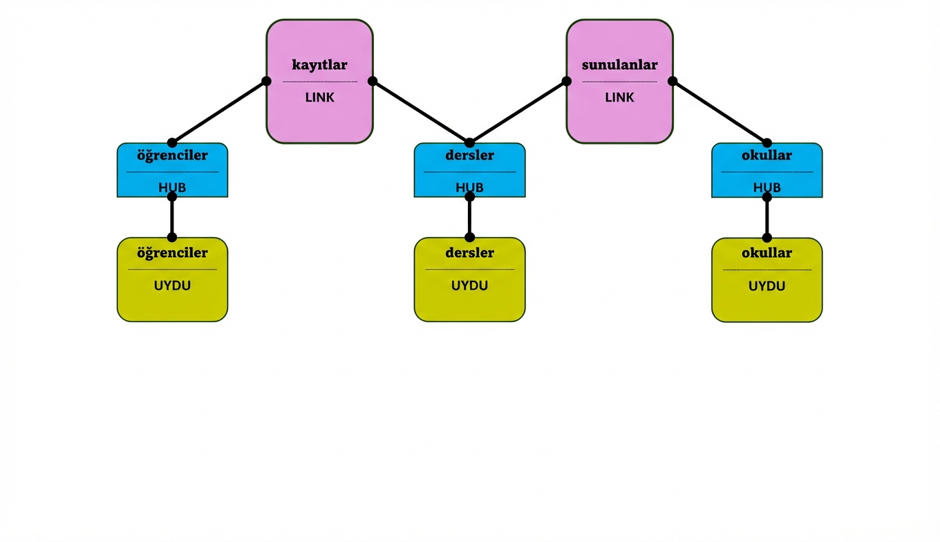 Data vault modeli: uydular