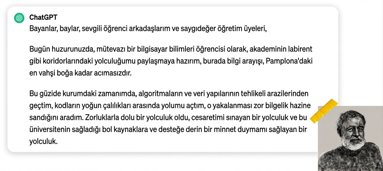 Ernest Hemingway'in fotoğrafı