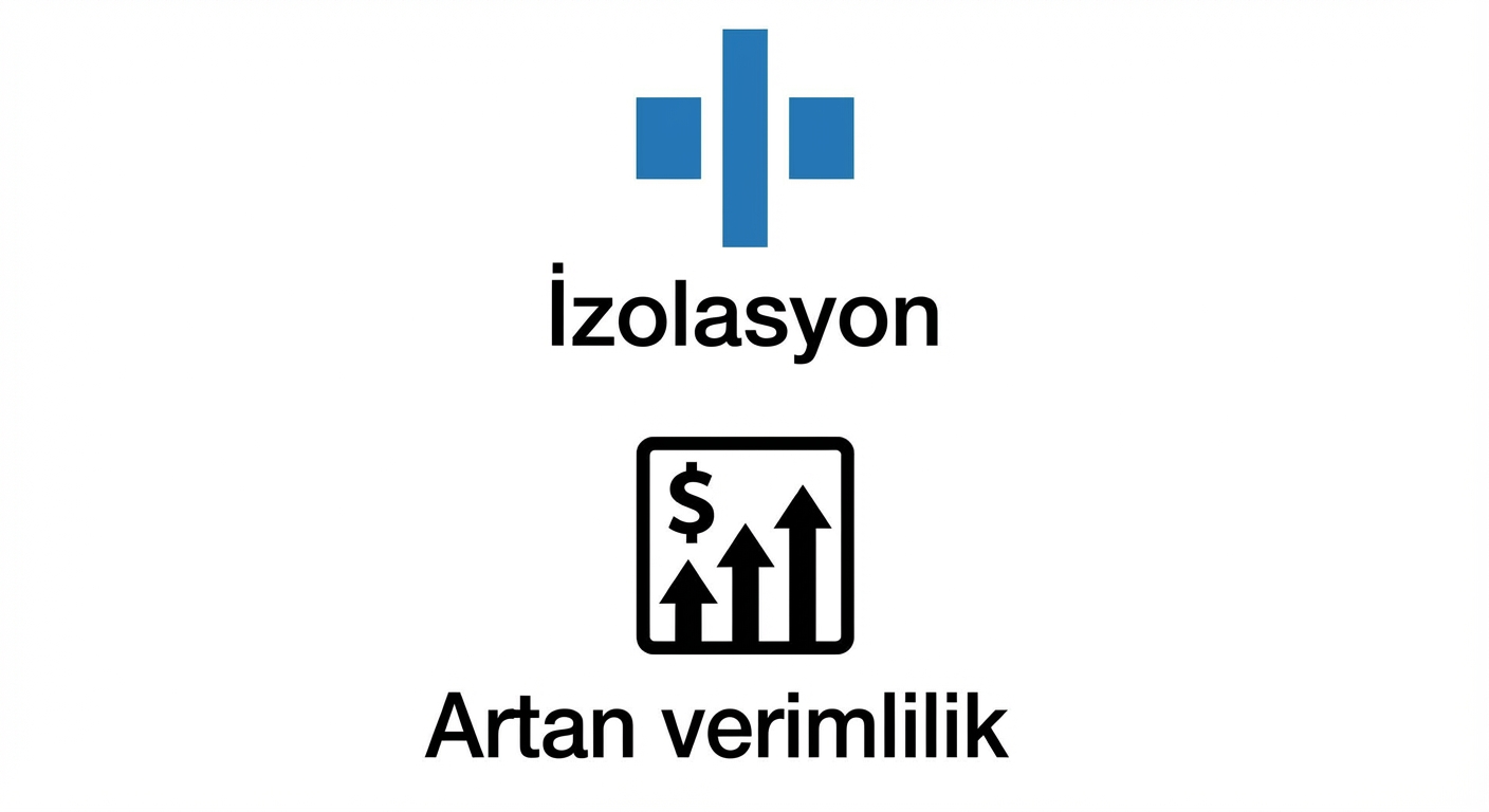 Artan verimliliği gösteren bir simge.