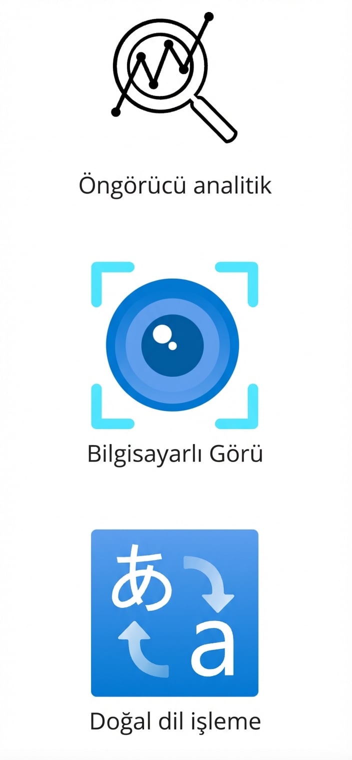 Doğal dil işlemeyi gösteren bir simge.