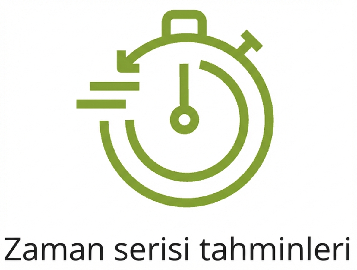 Zaman serisi tahminlerini gösteren bir simge.