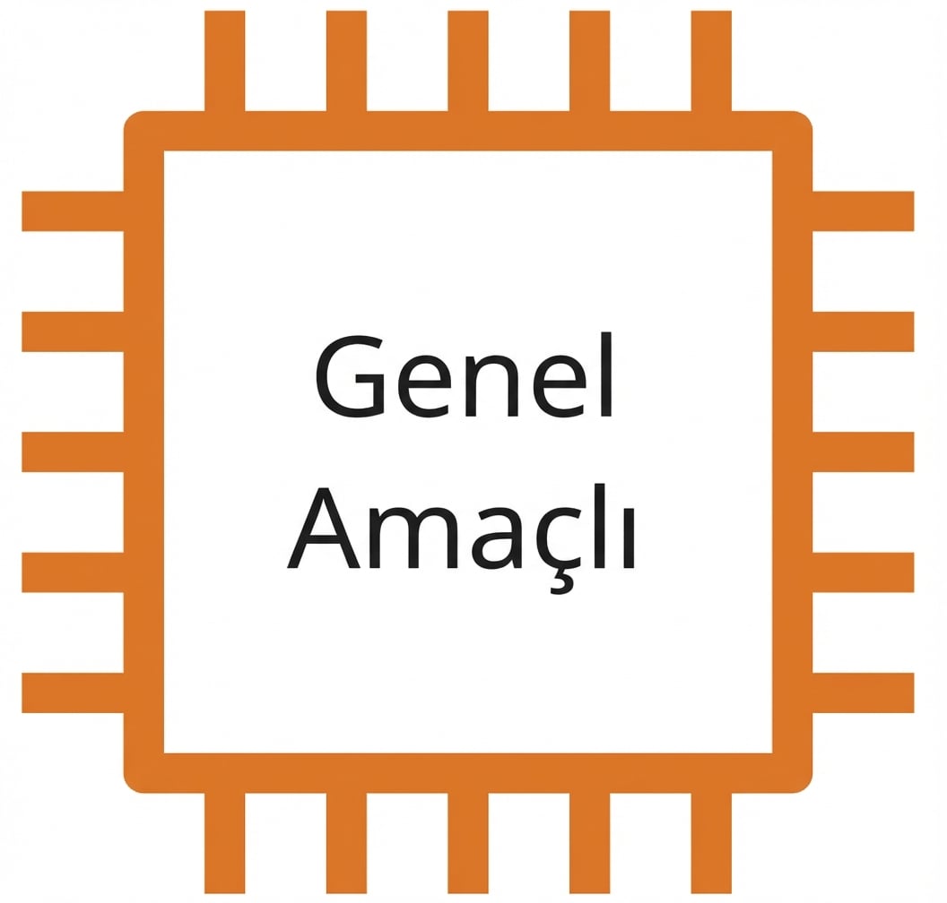 Genel amaçlı bir örneği gösteren EC2 simgesi.