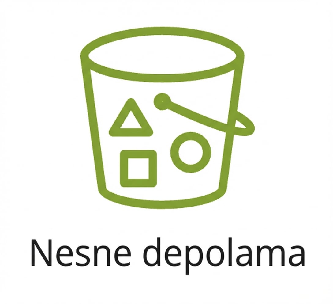 Nesne depolamayı gösteren bir simge.