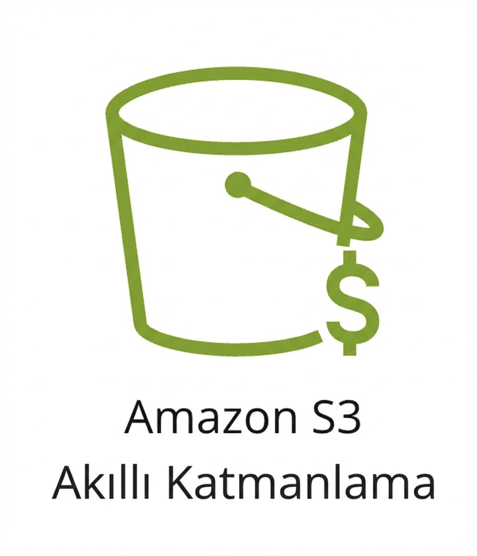 S3 intelligent tiering depolama sınıfını gösteren bir simge.