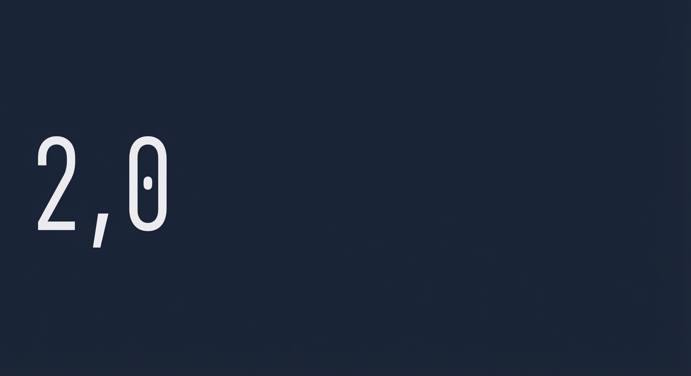 Hatasız 2.0 sonucunu gösteren çıktı