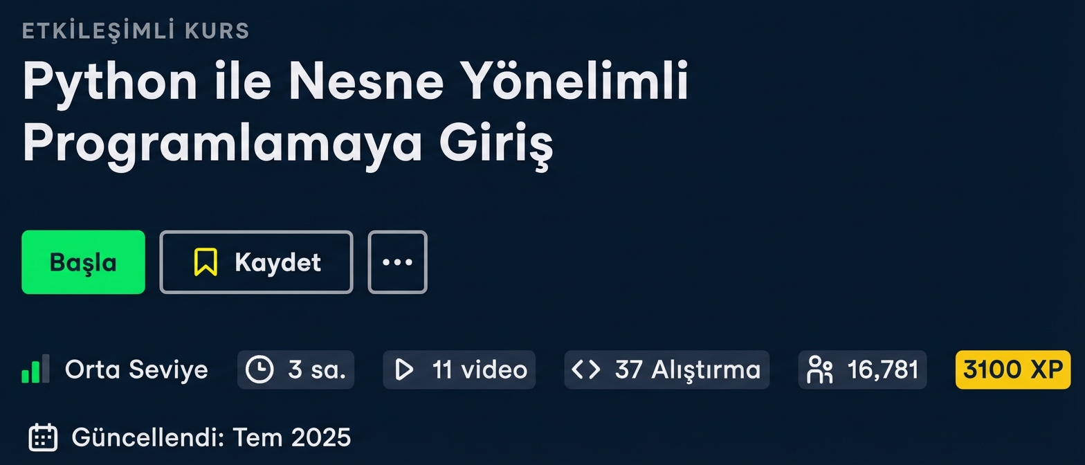 Nesne yönelimli programlamaya giriş