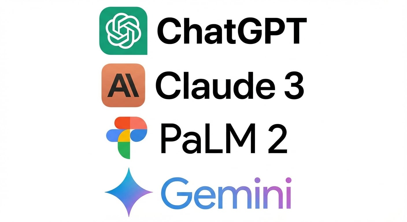 Tescilli LLM modellerinin logoları