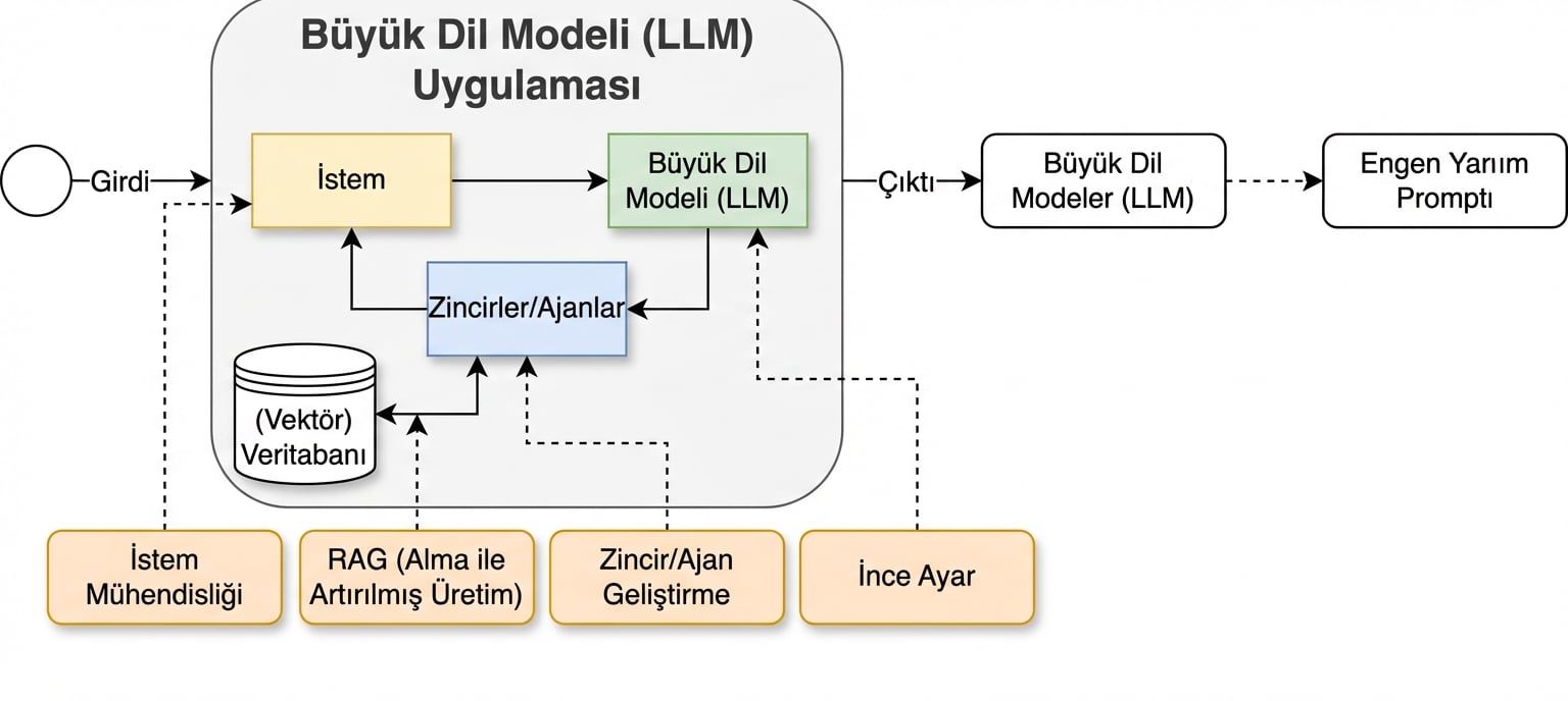 İnce ayar etkinliği eklenmiş geliştirme döngüsü