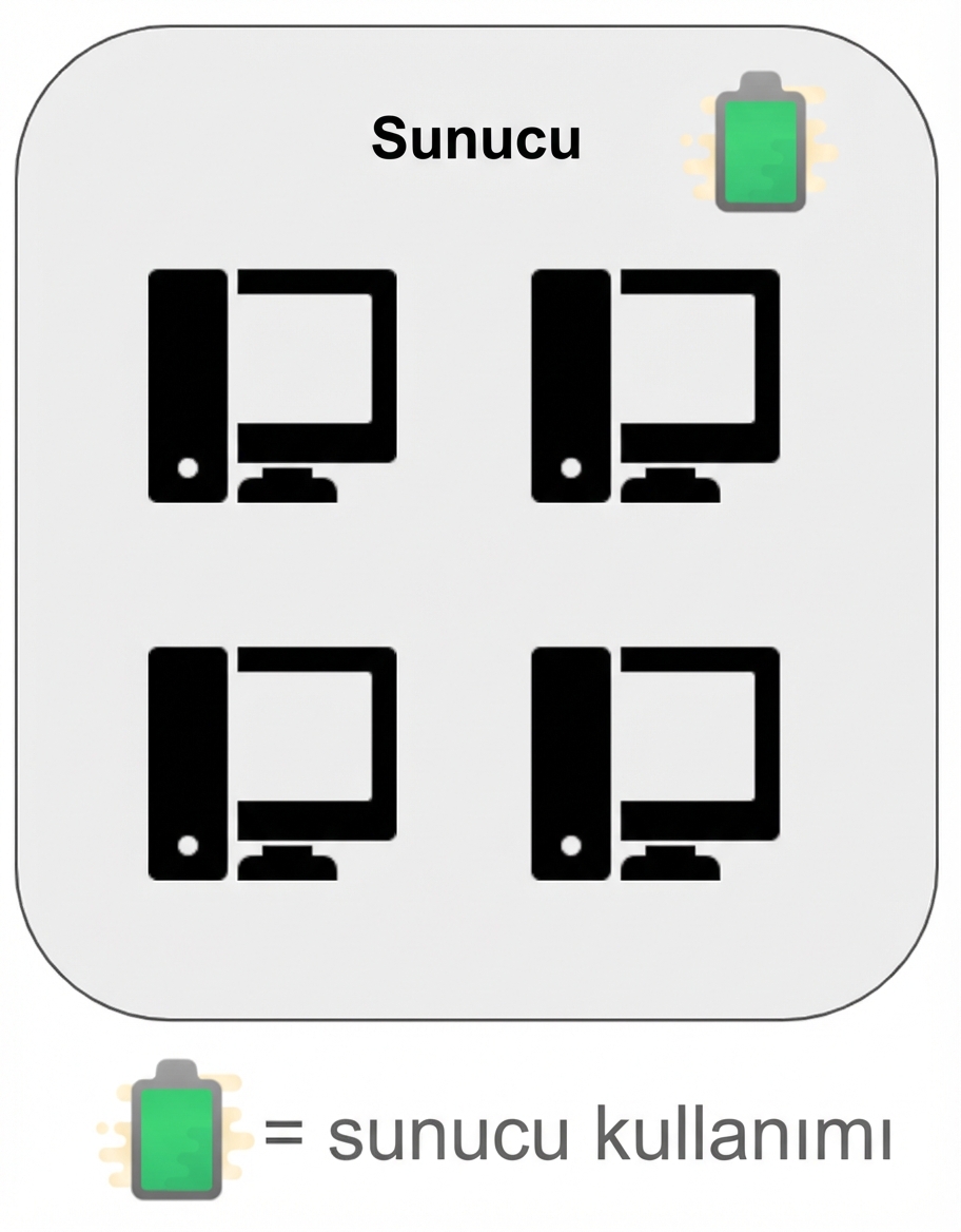 Sunucu kullanım oranı