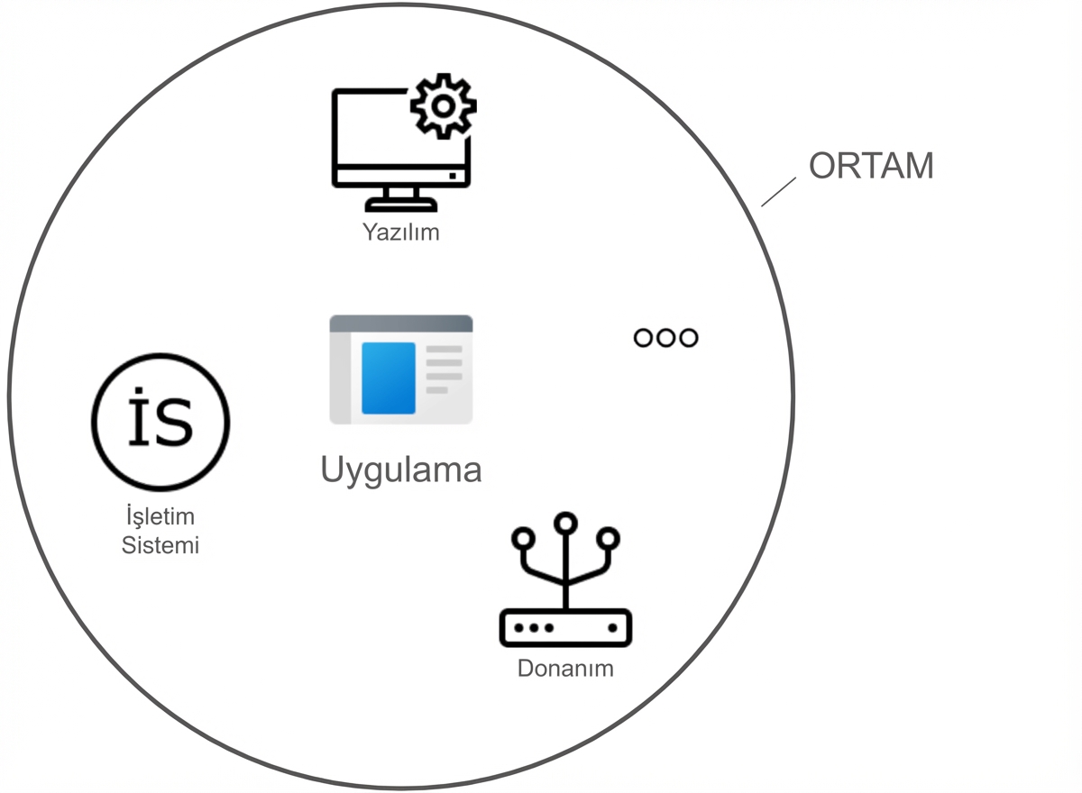 BT uygulamasını çevreleyen ortam