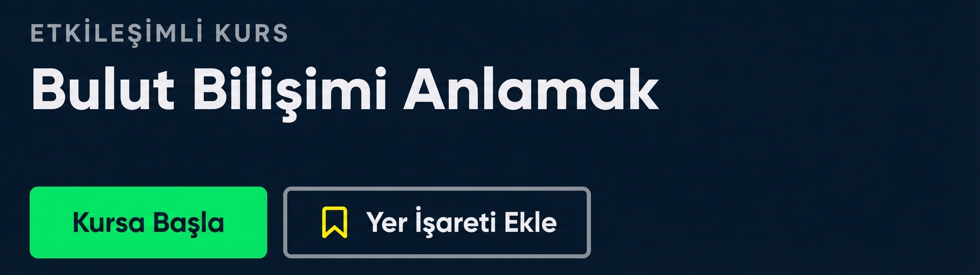 DataCamp dersi: Bulut Bilişimi Anlamak