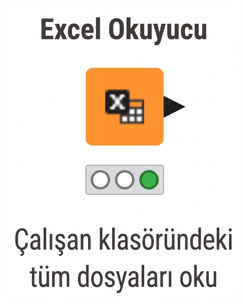 Excel Reader düğümü klasör okuyor