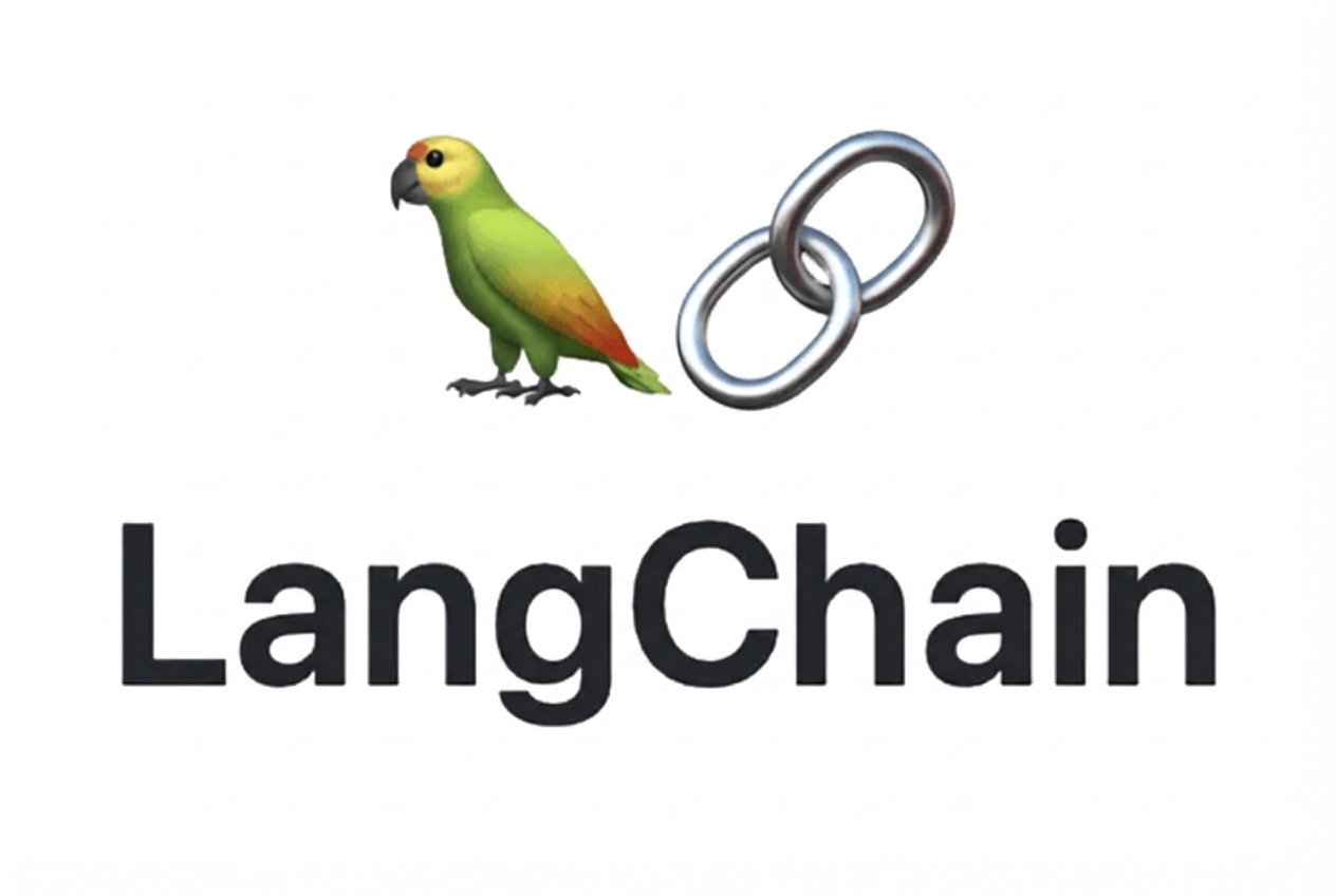 LangChain logosu.