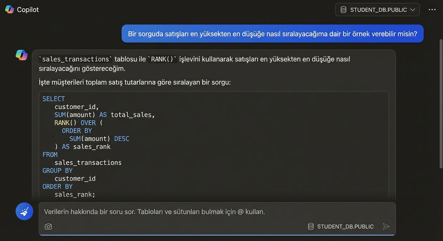 CoPilot çıktısının resmi