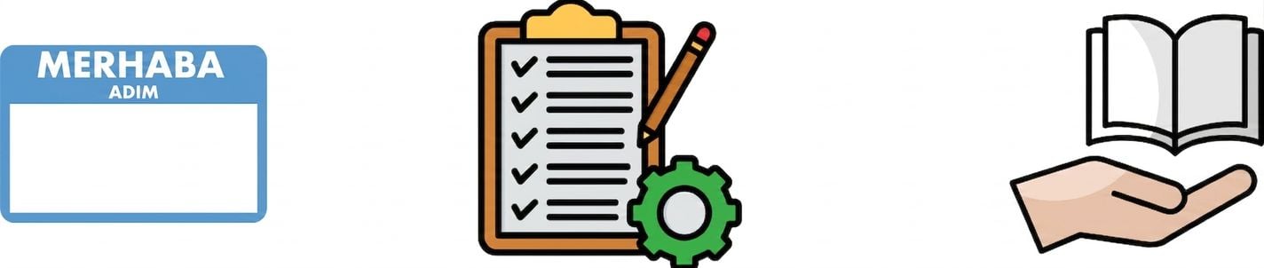 Ajana başvuracağı bilgi kaynakları sağlanmasını temsil eden açık kitap sunan el