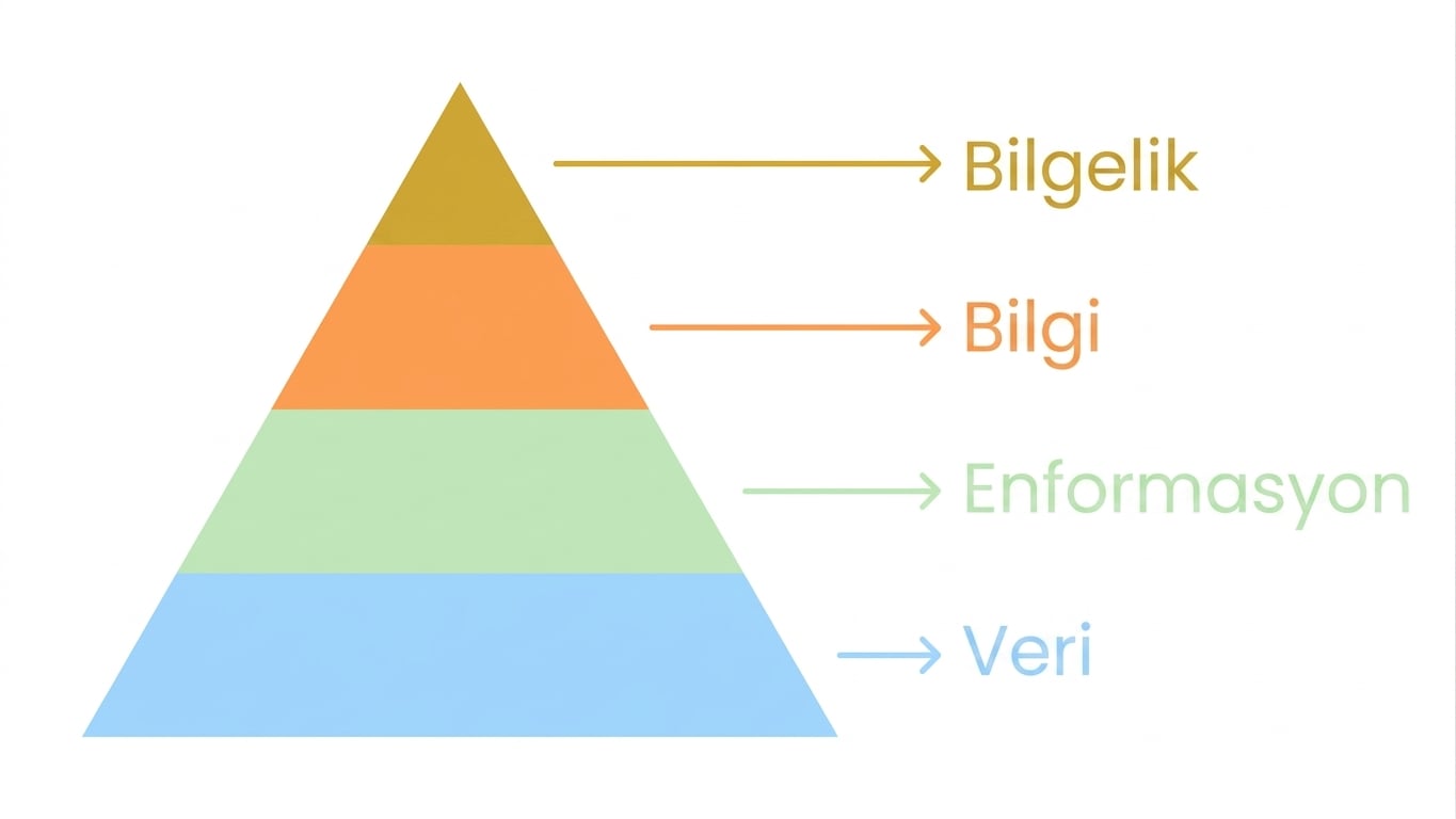 Bilgelik vurgulu DIKW piramidi