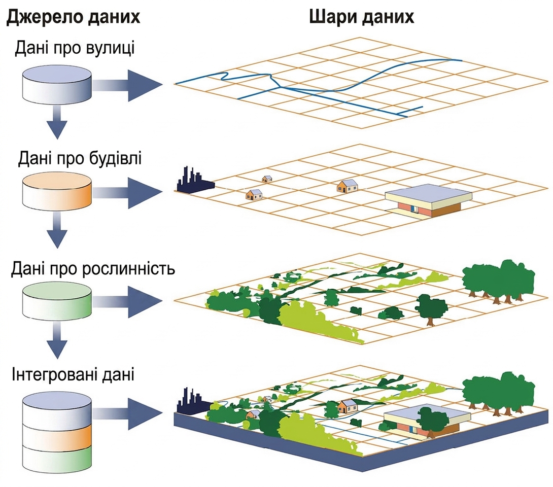 приклад геопросторових даних
