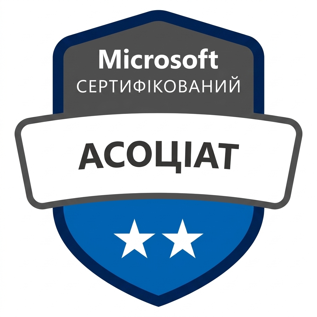 Сертифікат за складання іспиту PL-300 Microsoft Power BI Data Analyst
