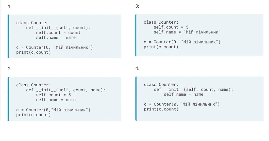 4 code blocks