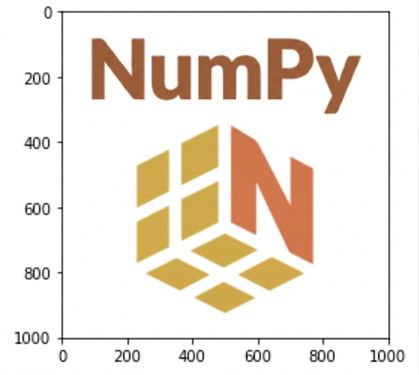 Логотип NumPy після застосування np.flip()